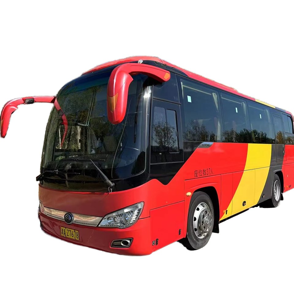 2016 Y0utong 6876 Model 37-Seat Coach Bus Euro 4 Emission Standard Second-Hand Airbag Chassis Yuchai 220 Engine Sold Cheap China